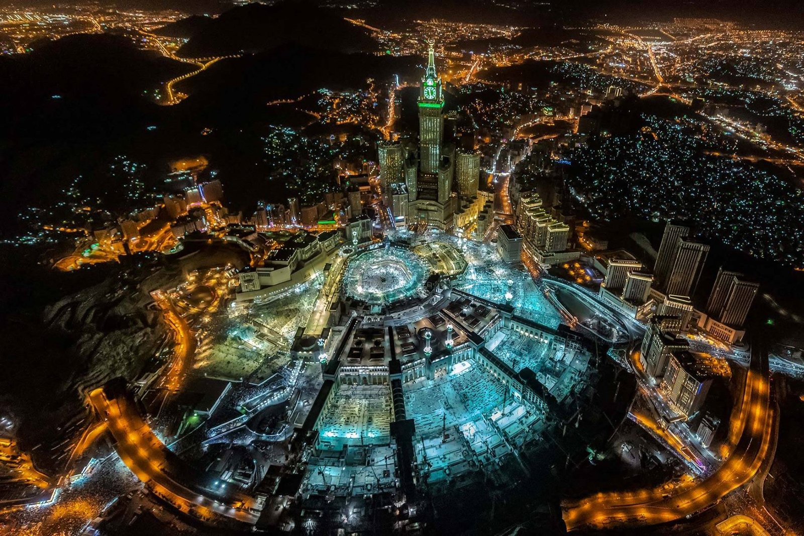Kaaba at sunset